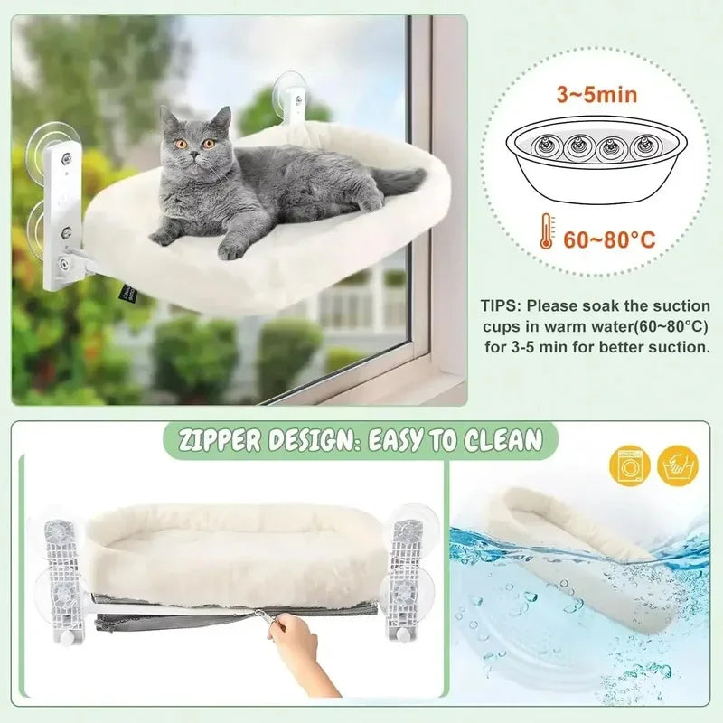 Window Cat Hammock - Strong Suction Cup Hammock