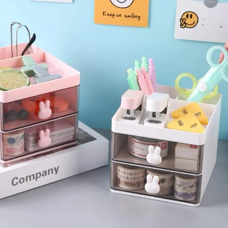 Multi-use Desktop Organizer Makeup & Office Storage
