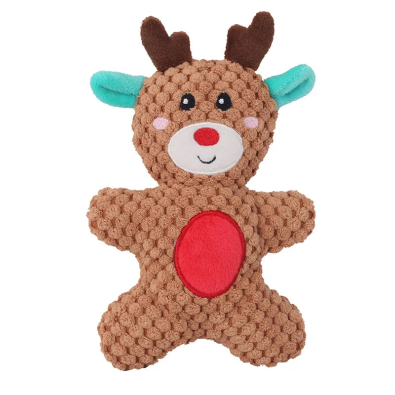 Christmas Plush Squeaky Dog Toys