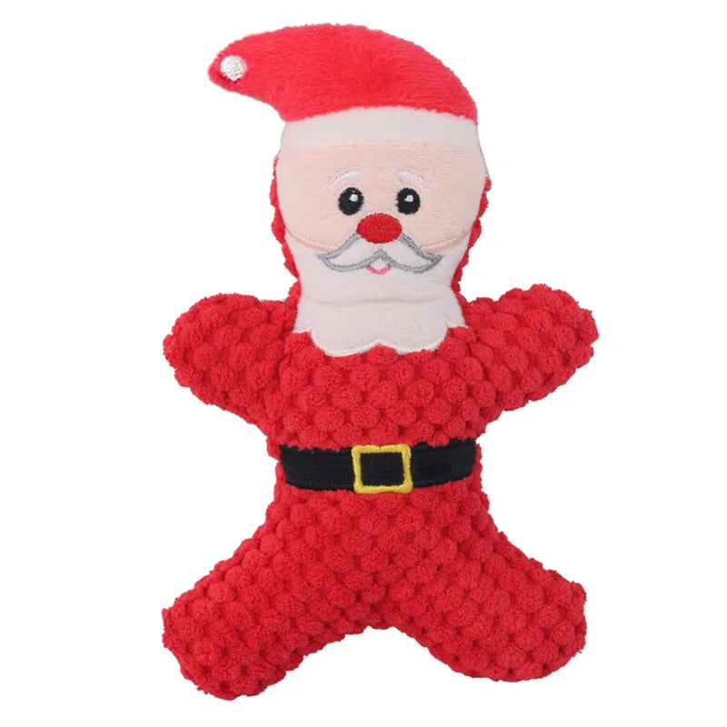 Christmas Plush Squeaky Dog Toys