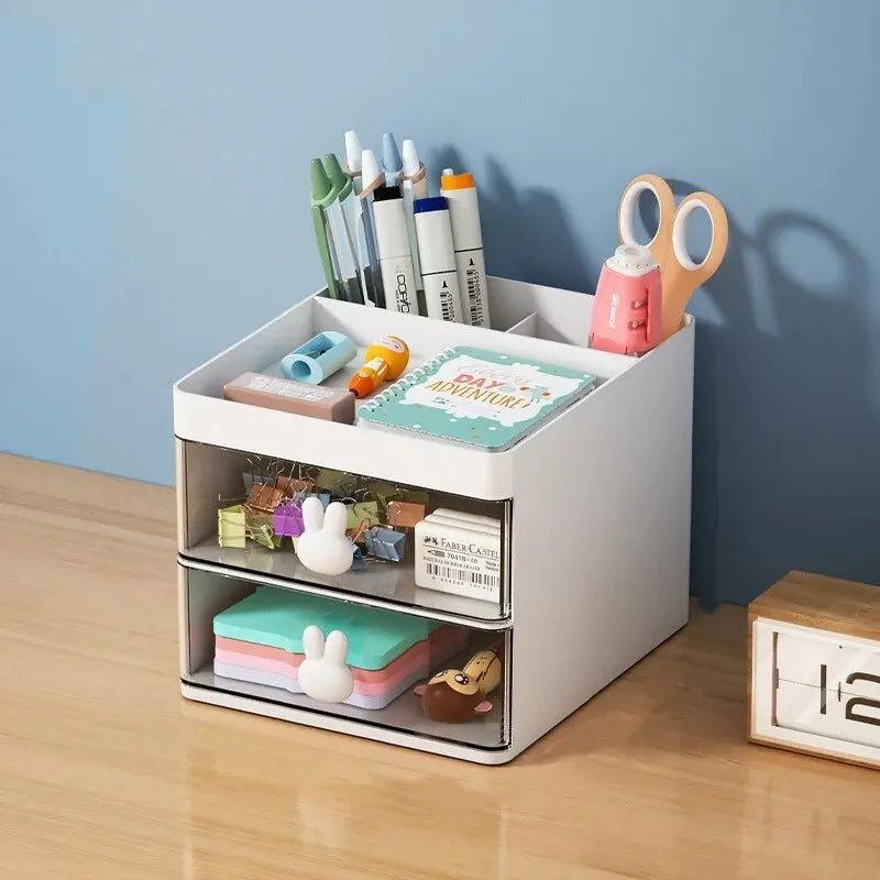 Multi-use Desktop Organizer Makeup & Office Storage