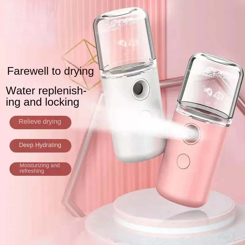 Portable Facial Steamer - Home & Travel Hydration Device